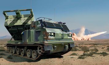 Збірна модель реактивної системи залпового вогню M270/A1 TR01049 фото