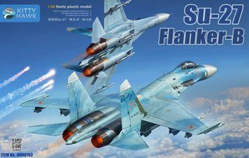 Збірна модель Літак 1/48 Су-27 "Flanker-B" KH80163 фото