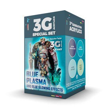WARGAME COLOR SET БЛАКИТНА ПЛАЗМА ТА ЕФЕКТИ СВІТІННЯ AK1067 фото