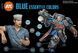 BLUE UNIFORM COLORS 3G / Набір фарб синього кольору для уніформи AK11618 фото 2